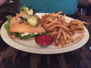Sandwich and Fries