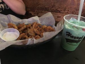 Fried Banana Peppers & Grasshopper
