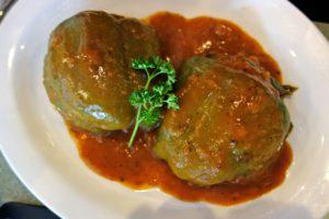 Parthenon stuffed pepper