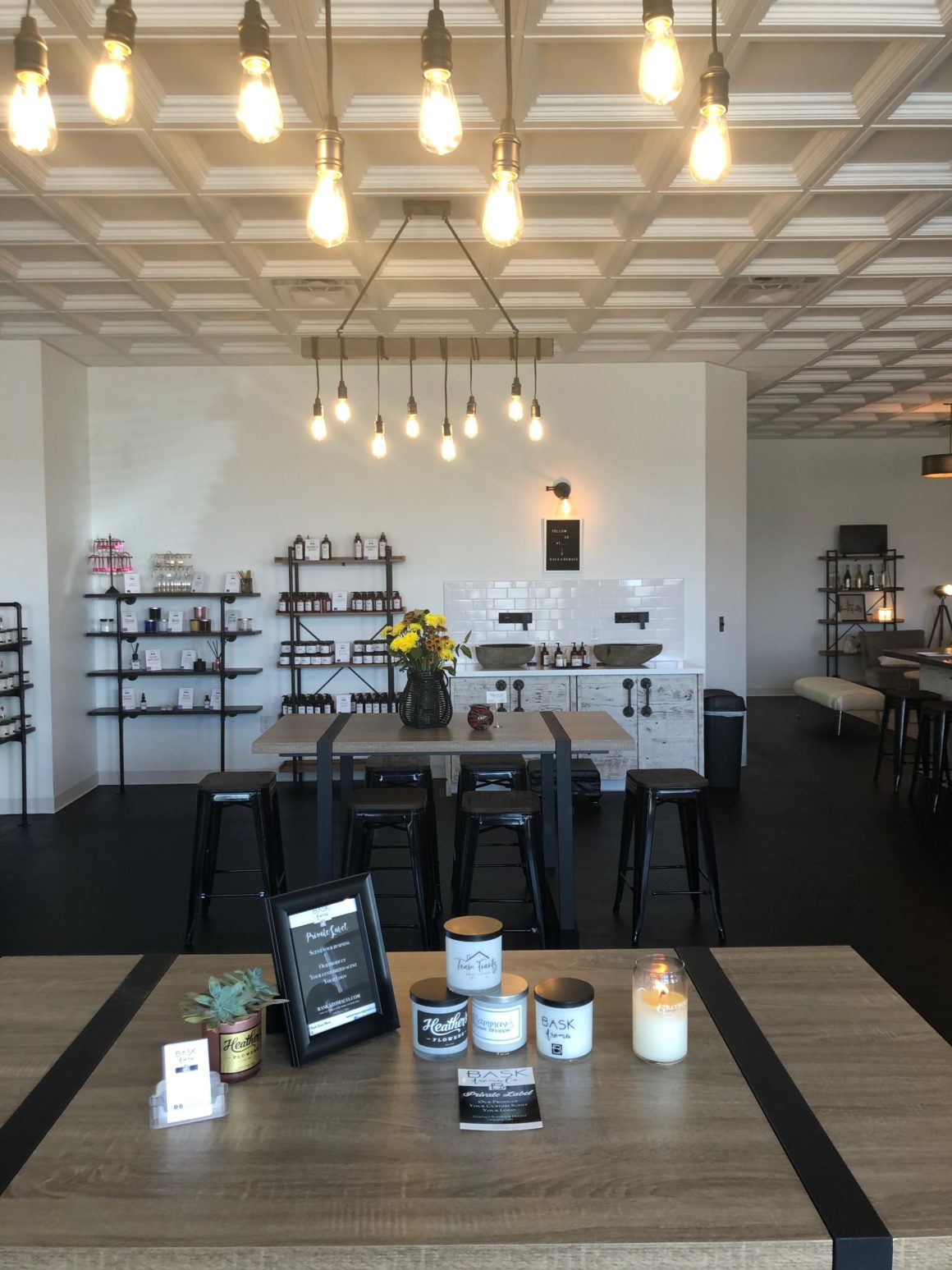 Decor at Bask Aroma