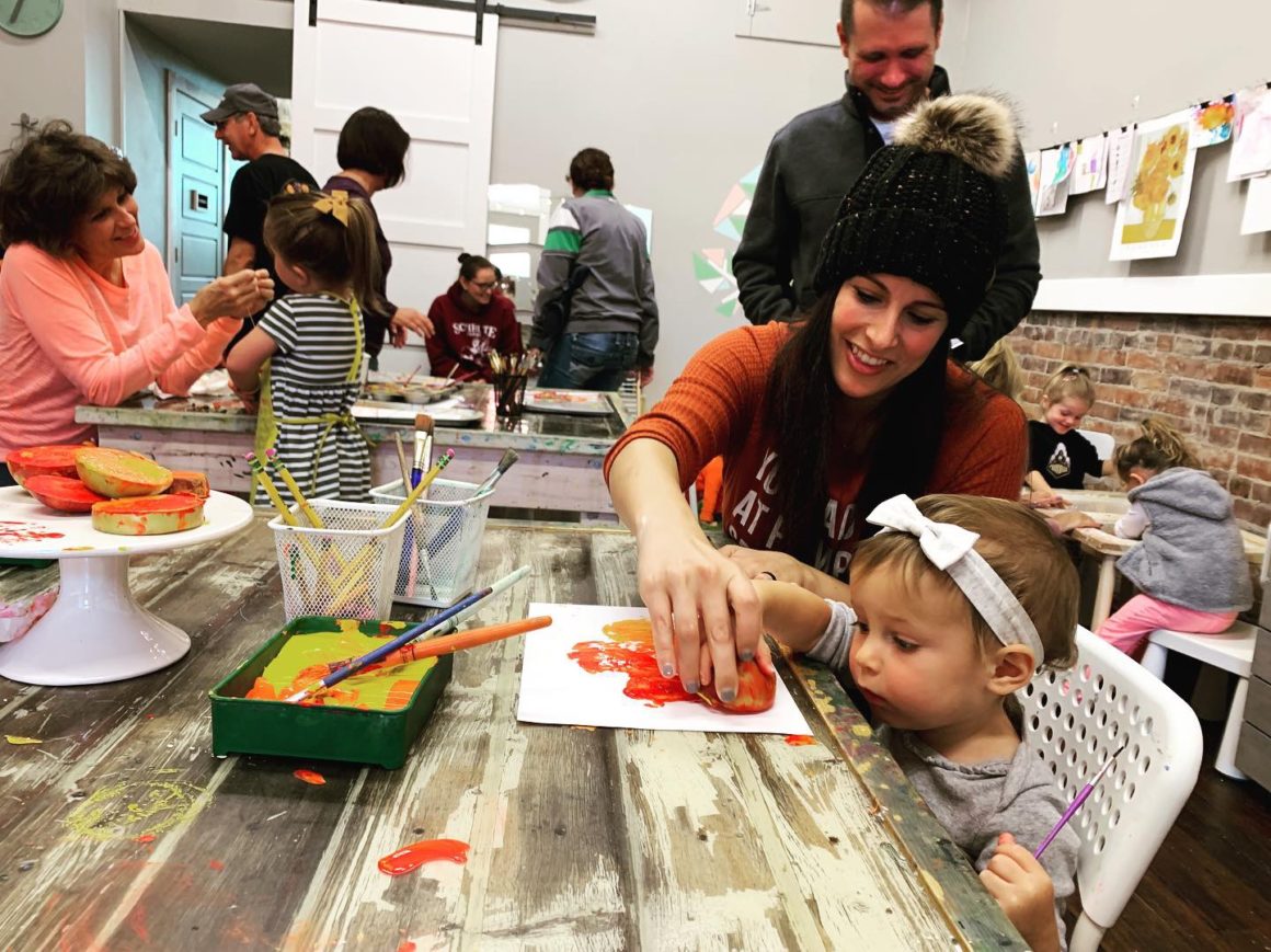 Fun at Flourish Art Studio