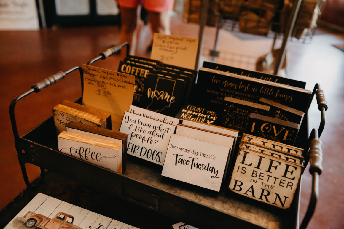 Hoosier Candle Company Signs