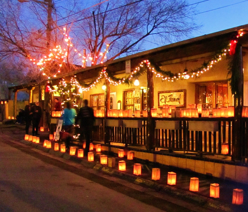 Be sure to take a stroll on Canyon Road on Christmas Eve. Photo courtesy of FX Cordero