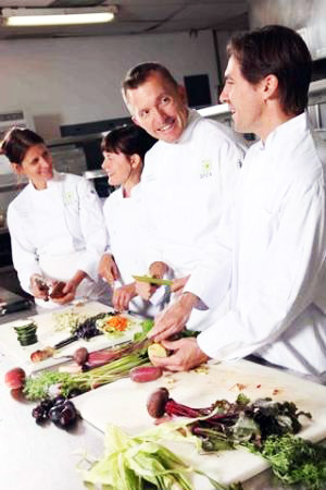 Chefs at The Santa Fe Culinary Academy show enraptured classes how to create a vegetarian Thanksgiving dinner that’s anything but garden variety.