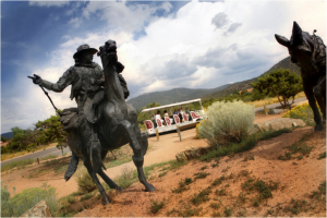 There’s more than one way to ride in Santa Fe. (Photo Credit: Loretto Line Tours)