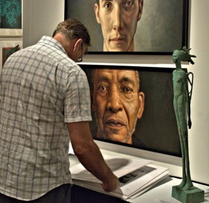 At Art Santa Fe, you can look at the art while it looks at you. (Photo Credit: Art Santa Fe)