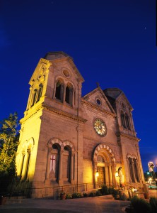 St. Francis Cathedral is full of heavenly imagery. 