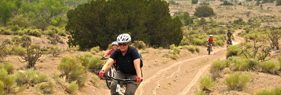 Why not plan a family ride on a Santa Fe bike trail?