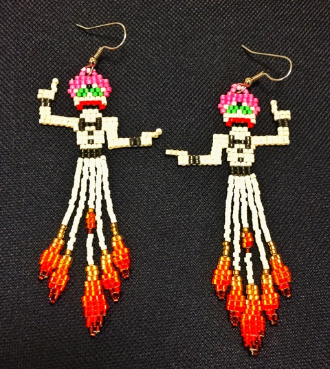 Zozozbra beaded earrings are no longer being produced, so if you find a pair, grab them! (Courtesy of Kim Harmon)