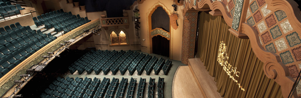 The pseudo-Moorish, Spanish Renaissance Lensic was built by Nathan Salmon and E. John Greer (Courtesy of Lensic Performing Arts Center)