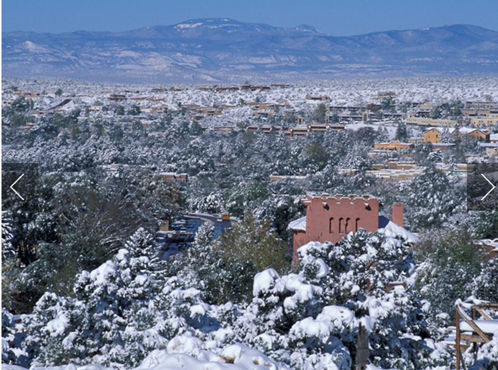 With the snowcapped Sangre de Cristo Mountains as a backdrop, this famously artsy city blends Spanish, Native American, and Anglo cultures.