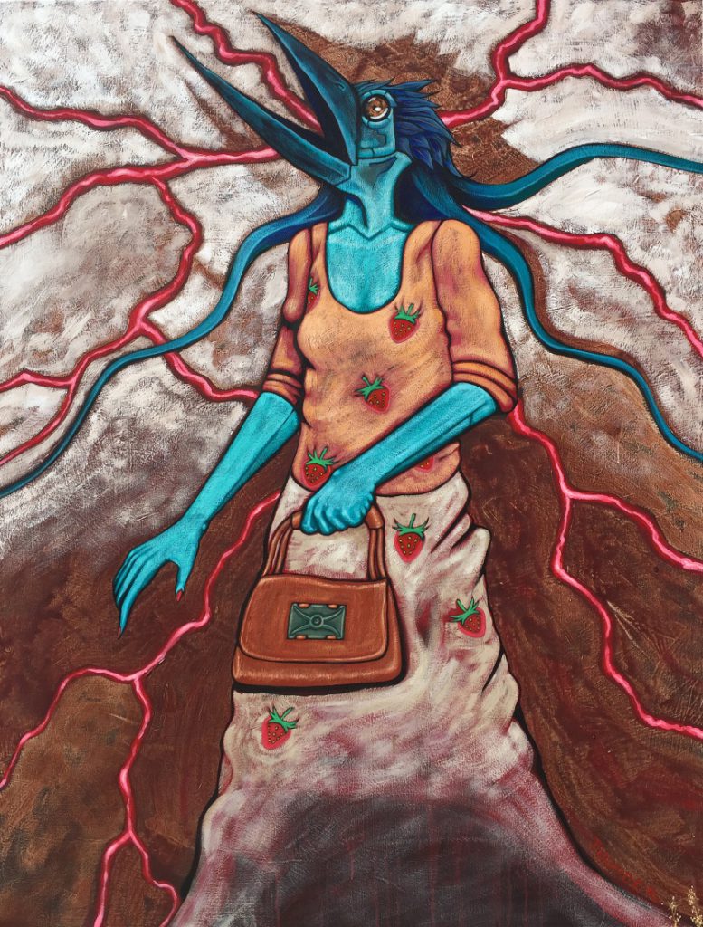 Raven's New Purse, Jonathan Thunder, 2016, MoCNA