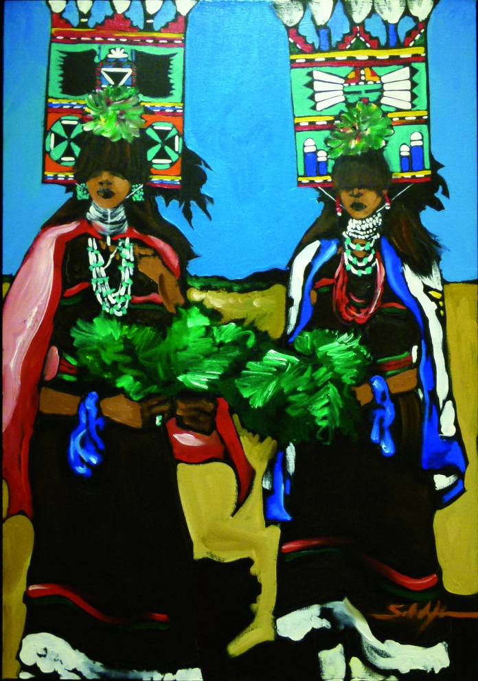 Butterfly Dancers, Sakahaftewa Ishii, 1981, MoCNA