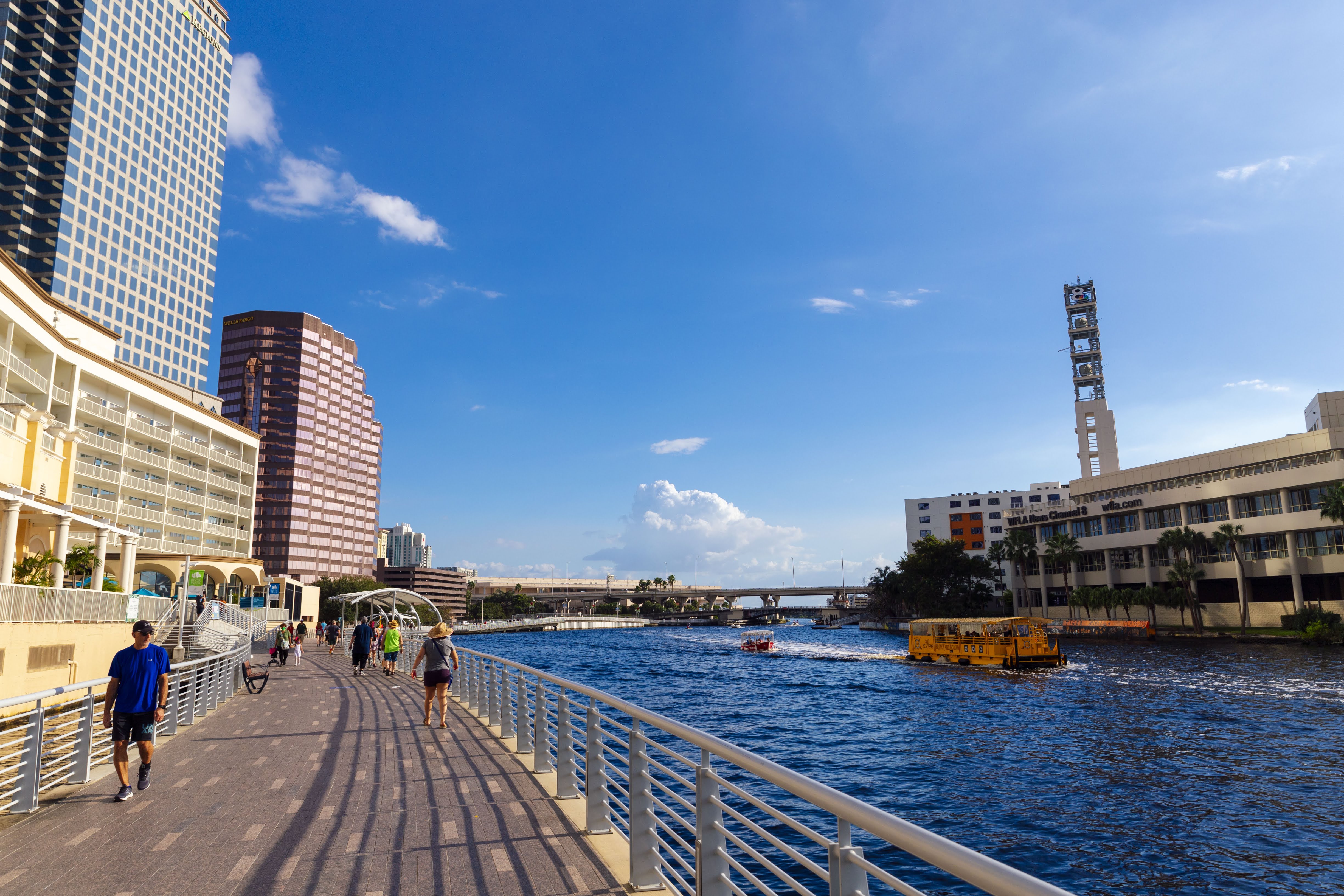 The Tampa Riverwalk