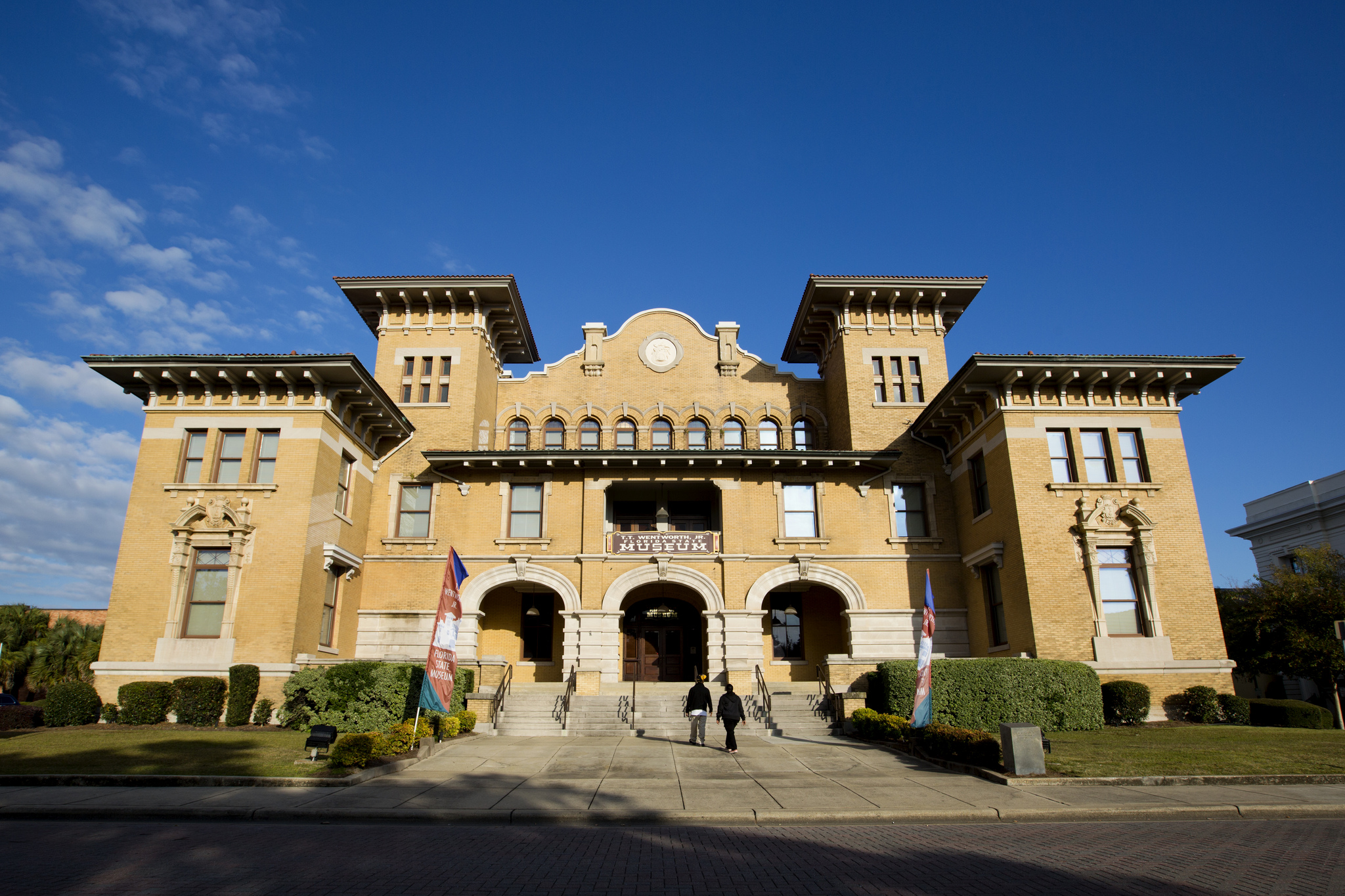 The tour starts at the three-story T.T. Wentworth Jr. Florida State Museum, in the former City Hall built in 1908.  The quirky collection here includes a 450-year-old anchor and a petrified cat. 