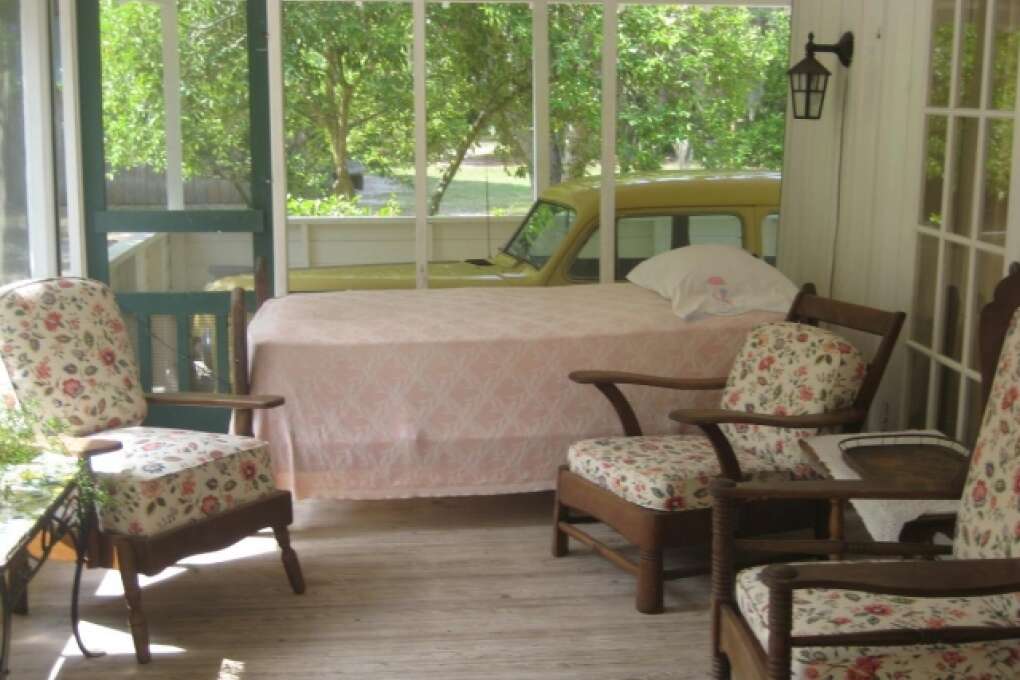 Marjorie Kinnan Rawlings front porch with her bed