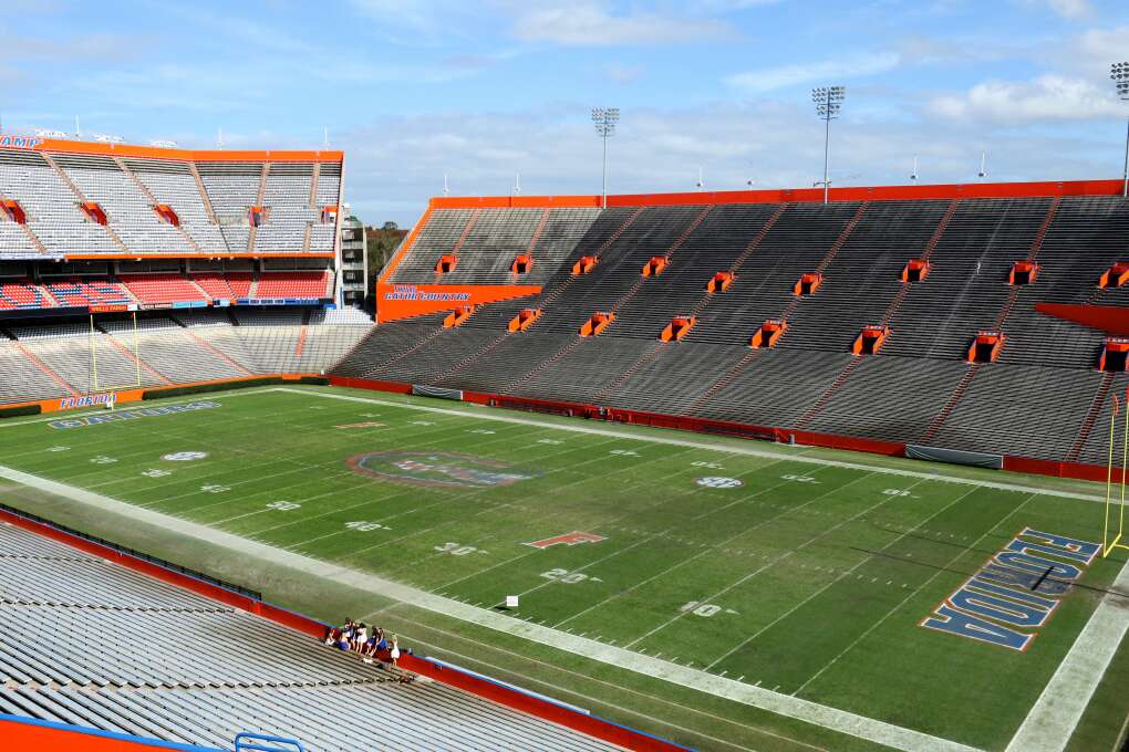 Just west of the Historic District is Ben Hill Griffin Stadium, the 88,548-seat venue where UF’s football team plays its home games. 