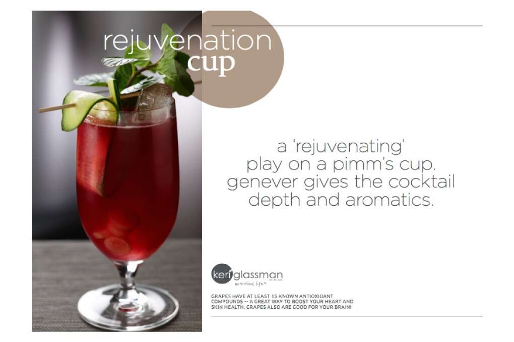 Rejuvenation Cup Low Calorie Cocktail