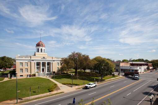 COURTHOUSE SQUARE: The Gadsden County Courthouse is the center of downtown Quincy with highways 90 and 12 intersecting at one the corners. A courthouse has been in this spot since 1827.