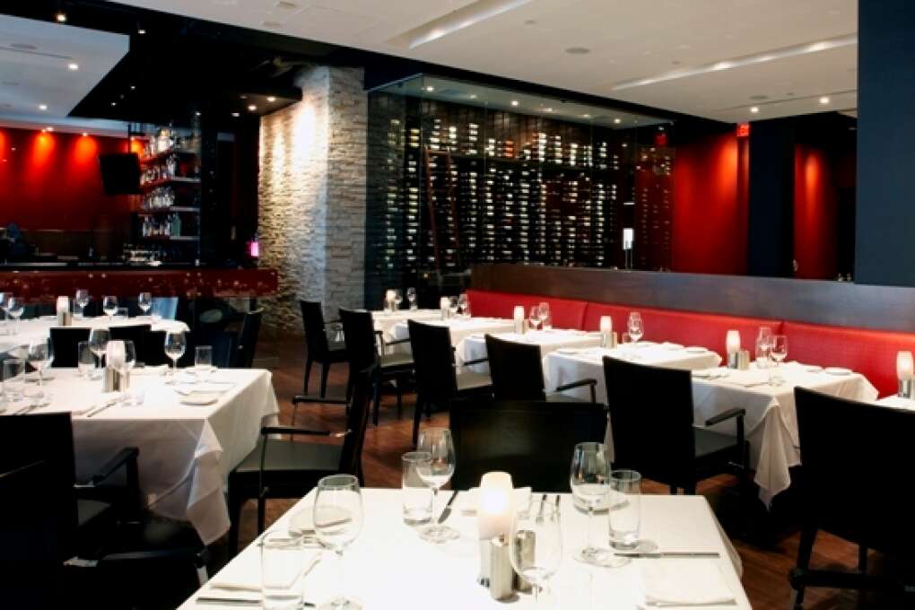 The main dining room at RED