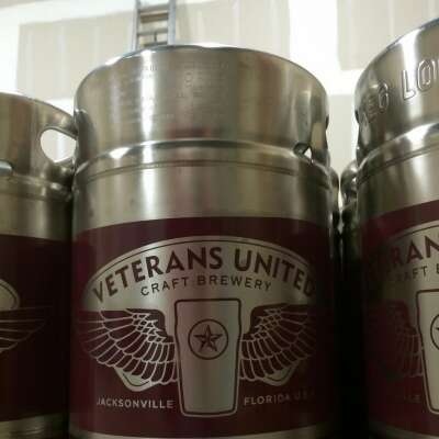 Kegs at Veterans United Craft Brewery, Jacksonville