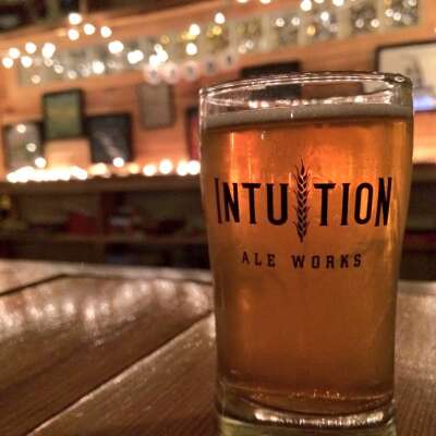 Inside the taproom at Intuition Ale Works in Jacksonville