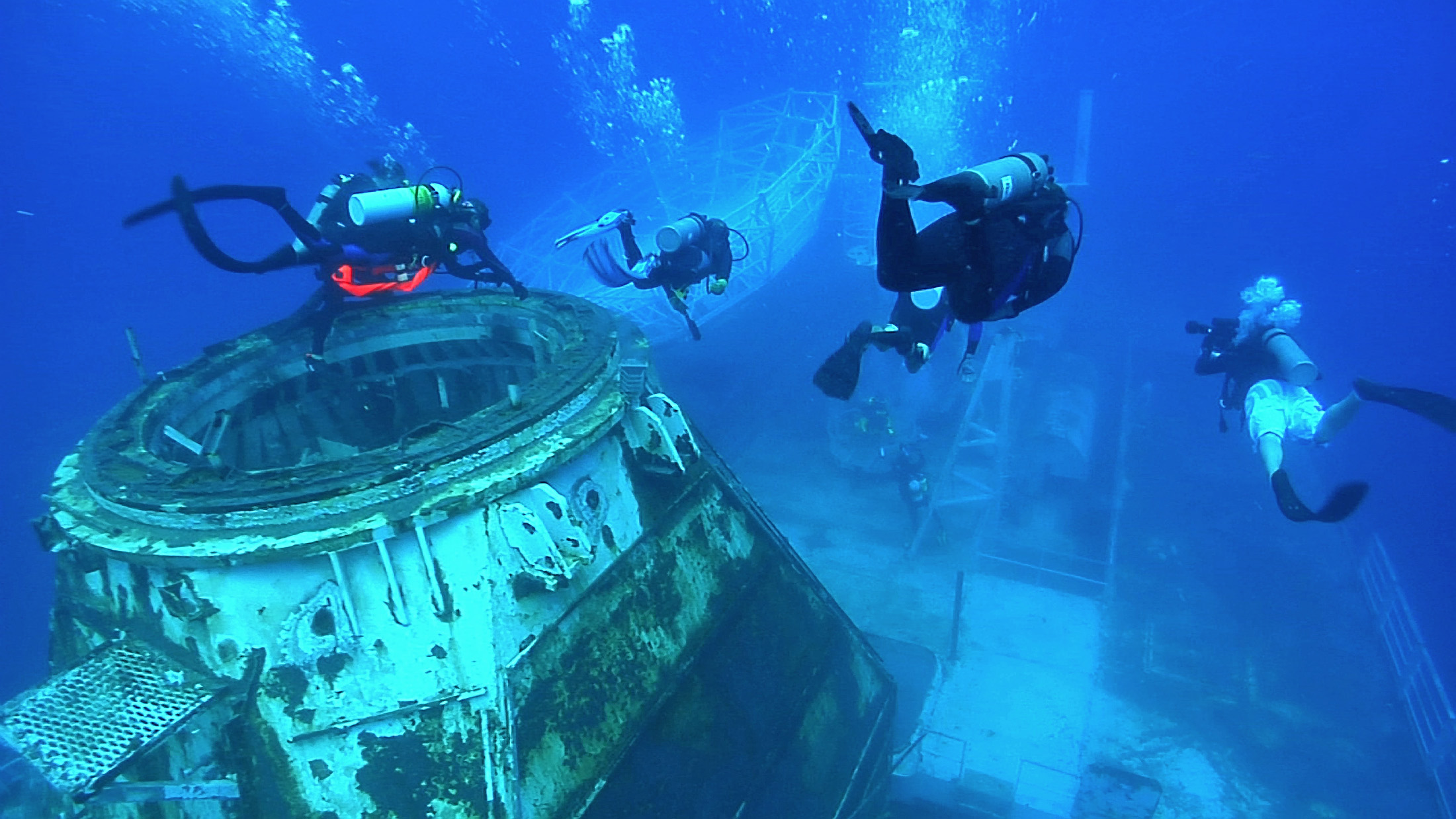 At 522 feet long, the United States Navy Ship General Hoyt S. Vandenberg is the second-largest ship ever intentionally sunk to create an artificial reef.