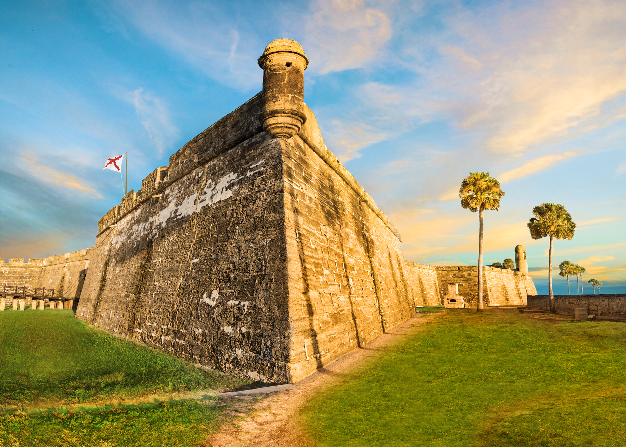 Castillo de San Marcos 17th-century fort St. Augustine nation's oldest city