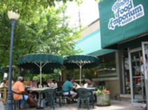 Outside the Illinois St. Food Emporium