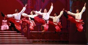 Russian dance at Butler Ballet's The Nutcracker