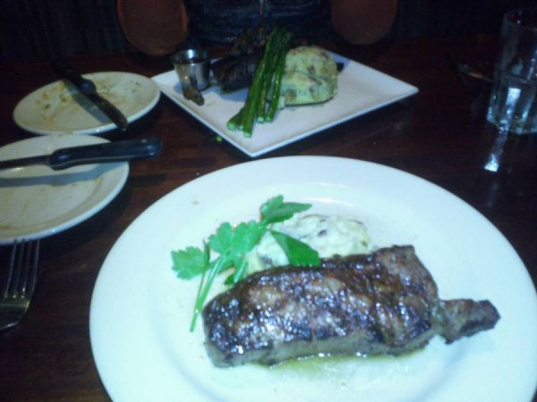 New York Strip and Bone-In Ribeye