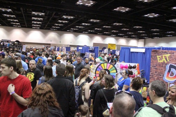 Saturday at Comic Con is always the busiest, and they actually sold out all the tickets for the day.