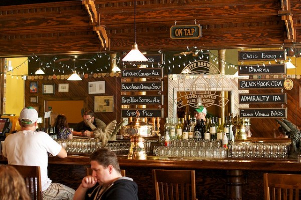 bar at the Lafayette Brewing Company