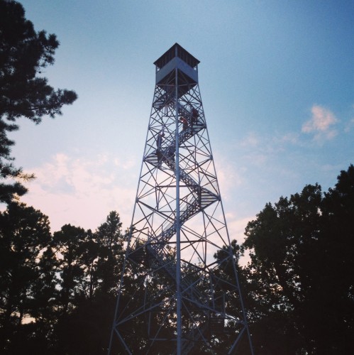 Hickory Ridge Fire Tower in the Hoosier National Forest