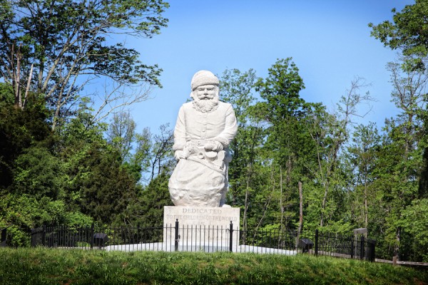 Santa Claus Museum Historic Statue