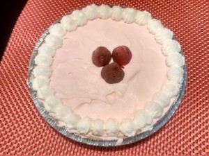 Strawberry cheesecake ice cr pie