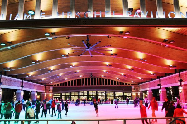 The ice rink in downtown Valparaiso opens in November for a four-month season.