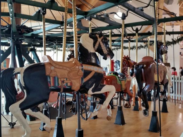 The kids will love the carousel on the third floor. 