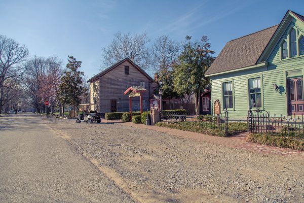 Golf carts are a great way to explore the village.