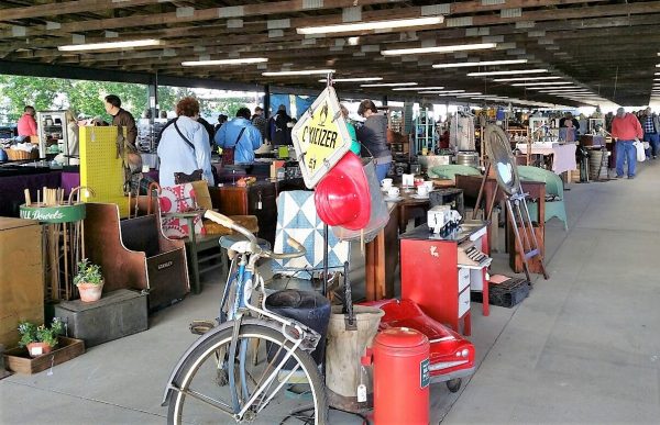 Inside at Tri-State Antique Market