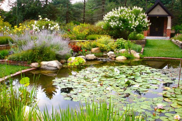 DeFries Gardens southeast of Goshen is a stunning display beauty nestled along the Elkhart River. It is one of the many discoveries visitors can make on the Heritage Trail driving tour.