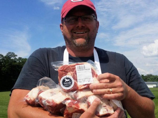 butcher at Walhil Farm