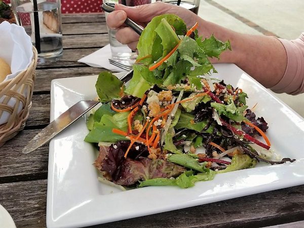 salad at Walhill Farm