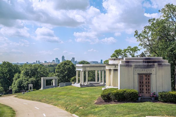 The view from 'Strawberry Hill' - James Whitcomb Riley's Memorial