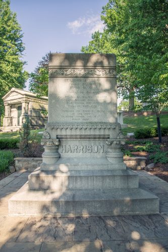 President Benjamin Harrison's Marker