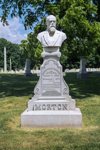 Oliver P. Morton's Marker