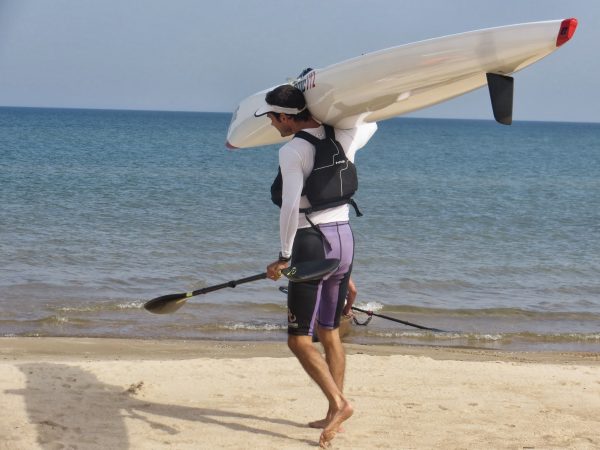 Kayaking Lake Michigan