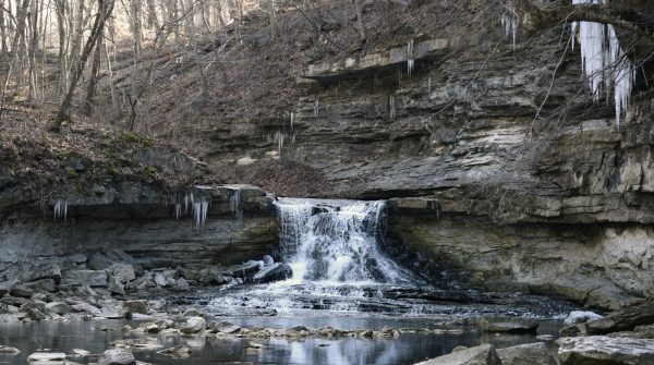 McCormick's Creek State Park in Winter