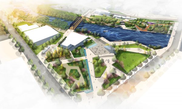 Fort Wayne, Indiana New Promenade Park Rendering - Opening Jun 2019