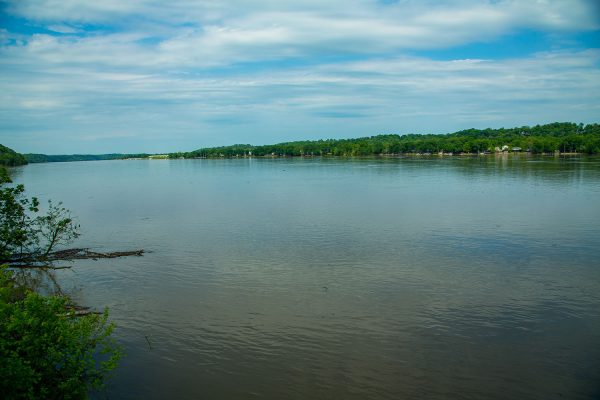 Rose Island is an abandoned theme park at Charlestown State Park